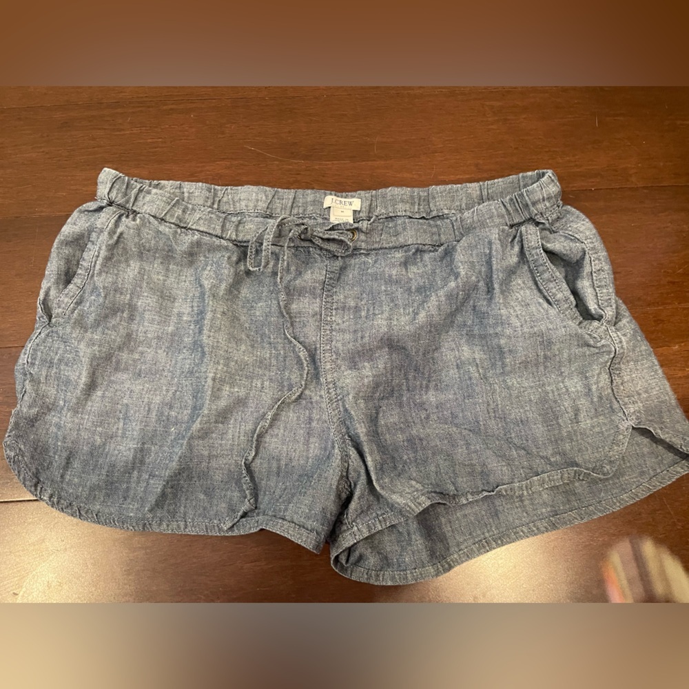 guc jcrew factory mercantile blue jean Denim Women's Shorts medium